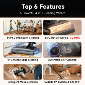 Dreame H12 Dual 4 in 1 Cordless Wet & Dry Vacuum Cleaner