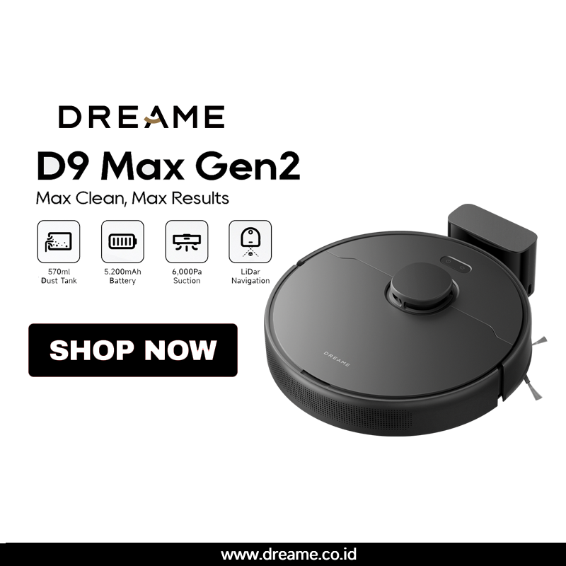 Dreame D9 Max gen 2 Robot Vacuum Cleaner