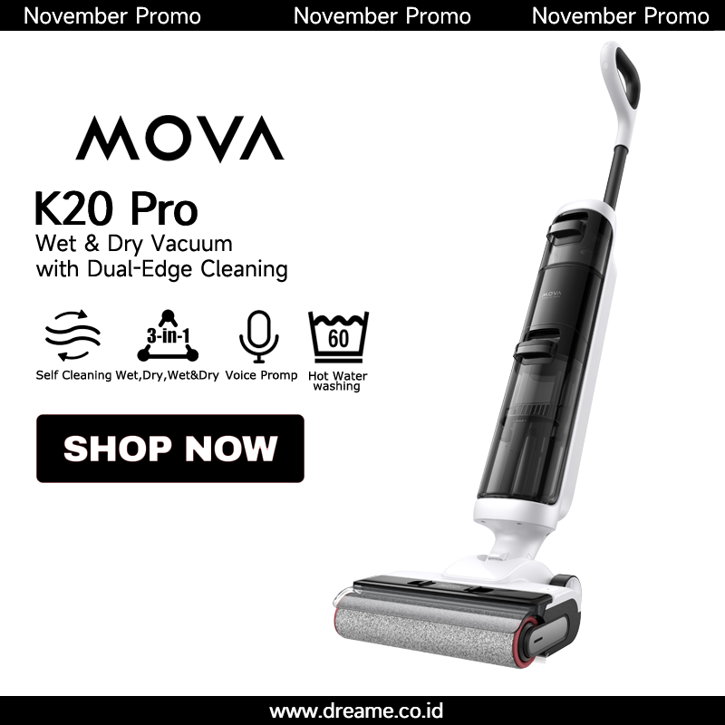 MOVA K20 Pro Wet and Dry Floor Washer & Vacuum Cleaner